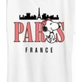 thumbnail image 3 of Peanuts - Belle Paris France - Women's Short Sleeve Graphic T-Shirt, 3 of 6