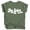 White on Military Green, variant on Retro Big Sister Sibling Reveal Announcement Shirt for Baby and Toddler Girls Sibling Outfits Mauve Shirt
