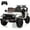 White, variant on 24V Electric Ride-On Car, 4WD 2-Seater with 20.5in Extendable Body, 13in Anti-Slip Tires, LED Lights, Music, Parental Remote Control, Black