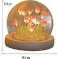 thumbnail image 3 of Tulip Night Light Tulip Lamp Handmade Tulip Night Light DIY Tulip Night Light Furniture Decoration Simulation Flower Bedroom Table Lamp, 3 of 7