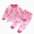 thumbnail image 4 of TOWED22 Toddler Baby Boy Clothes Fall Winter Outfits Long Sleeve Sweatshirt and Pants Set Zip Shirt+Pants Sets 2pcs Casual Clothing(Pink,5-6 Y), 4 of 4