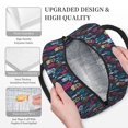 thumbnail image 3 of Honeii Colorful Dreamcatcher1 Print Insulated Lunch Bag Women Reusable Lunch Box with Pocket for Work Picnic Travel -One Size, 3 of 6