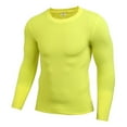 thumbnail image 3 of Greyghost Mens Quick Dry Fitness Compression Long Sleeve Runnning Shirt Base layer Body Under Shirt Tight Sports Gym Wear Top Shirt, 3 of 6