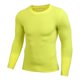 thumbnail image 3 of Camisetas de manga larga para hombre, de secado rápido, para fitness, gimnasio, para otoño y primavera, de compresión, para correr, color rojo, talla S, 3 of 6