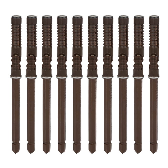 Juego de 10 soportes de fijación para estantes de pared ocultos Nikou 10 x 100 accesorio