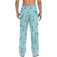 thumbnail image 2 of Top-kevin Multi- Wolf Pajama Pants for Men PJs Bottoms Sleepwear Lounge Pants with Pockets, 2 of 13