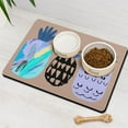 thumbnail image 3 of Dog Cat Food Mat, Dog Mat for Food and Water, Pet Dog Cat Bowl Mat, Non-Slip Super Absorbent Feeding Mat with Pineapple Fruit,16inx24in, 3 of 7