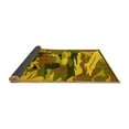 thumbnail image 2 of Ahgly Company Indoor Square Abstract Yellow Modern Area Rugs, 7' Square, 2 of 4