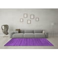thumbnail image 3 of Ahgly Company Indoor Round Abstract Purple Contemporary Area Rugs, 3' Round, 3 of 4