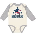 thumbnail image 3 of Inktastic Memorial Day Grunge Remembering Those We Have Lost Boys or Girls Long Sleeve Baby Bodysuit, 3 of 5