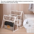 thumbnail image 5 of YAOMOBB Organizer Pouch Transparent Storage Box with Lid Snap Closure Hook Hanging Purse Organizer, 5 of 5