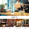thumbnail image 5 of Straw Dispenser Organizer Holder Container Bar Transparent Clear Steel Stainless Drinking Dispensers Bucket Spoons Lid, 5 of 8