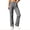 Gray, variant on Women Quick Dry Straight Leg Hiking Pants Oxford Breathable Lightweight High Waist Button Zip Fly Zipper Cargo Side Pockets Solid Color Casual Work Travel Mountaineering Outdoor Trousers