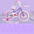 thumbnail image 3 of Fenbeli Kids Bike, 18 Inch Toddlers Bike with Removable Training Wheels, Adjustable Seat and Handlebar, Children's Bicycle for Girls Age 3-8 Years Old, 3 of 9