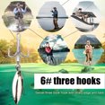 thumbnail image 3 of 10 unidssetJuego de 3 ganchos de pesca con púas de Metal Likrtyny accesorios de aparejos de pesca con lentejuelas giratorias, 3 of 8