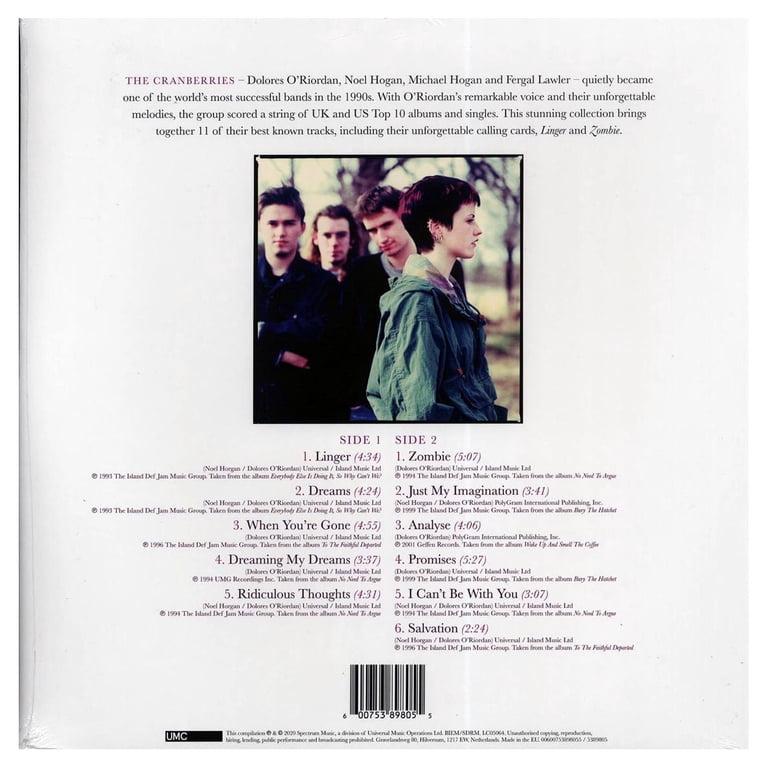 ザ・クランベリーズ (The Cranberries)ドリームスLP Walmart Music - The Cranberries: Dreams Collection - Popular Rock
