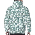 thumbnail image 7 of Naloa Floral Men's Casual Hooded Collar Drawstring Hoodies Pullover Sweatshirts Casual Long Sleeve Shirts-3X-Large, 7 of 7