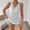 White, variant on FRSASU Women's Floral Lace V-Neck Tank Top Casual Summer Hollow Out Sleeveless Tops White