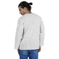 thumbnail image 5 of Atasi Long Sleeve Kurta For Men Solid Slub Cotton Round Neck Ethnic Shirt-5702, 5 of 7