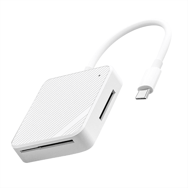 Adaptador de Lector de Tarjetas de Memoria 4 en 1 Tipo C USB-C Smart Media OTG M2 SD SM XD Lector de Tarjetas para Accesorios Android