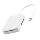 thumbnail image 1 of Adaptador de Lector de Tarjetas de Memoria 4 en 1 Tipo C USB-C Smart Media OTG M2 SD SM XD Lector de Tarjetas para Accesorios Android, 1 of 5
