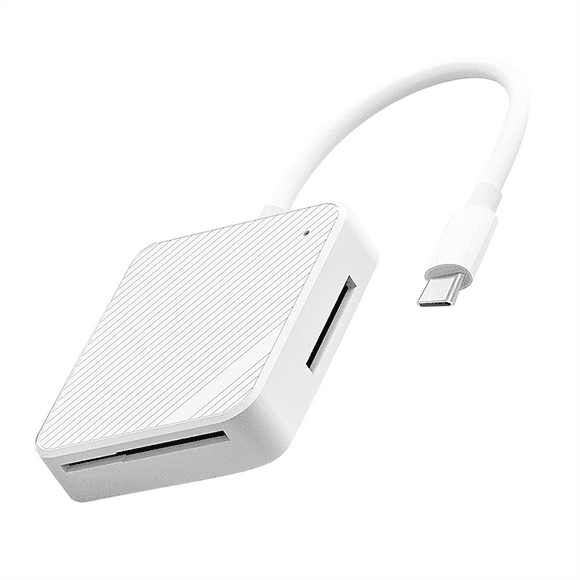 Adaptador de Lector de Tarjetas de Memoria 4 en 1 Tipo C USB-C Smart Media OTG M2 SD SM XD Lector de Tarjetas para Accesorios Android