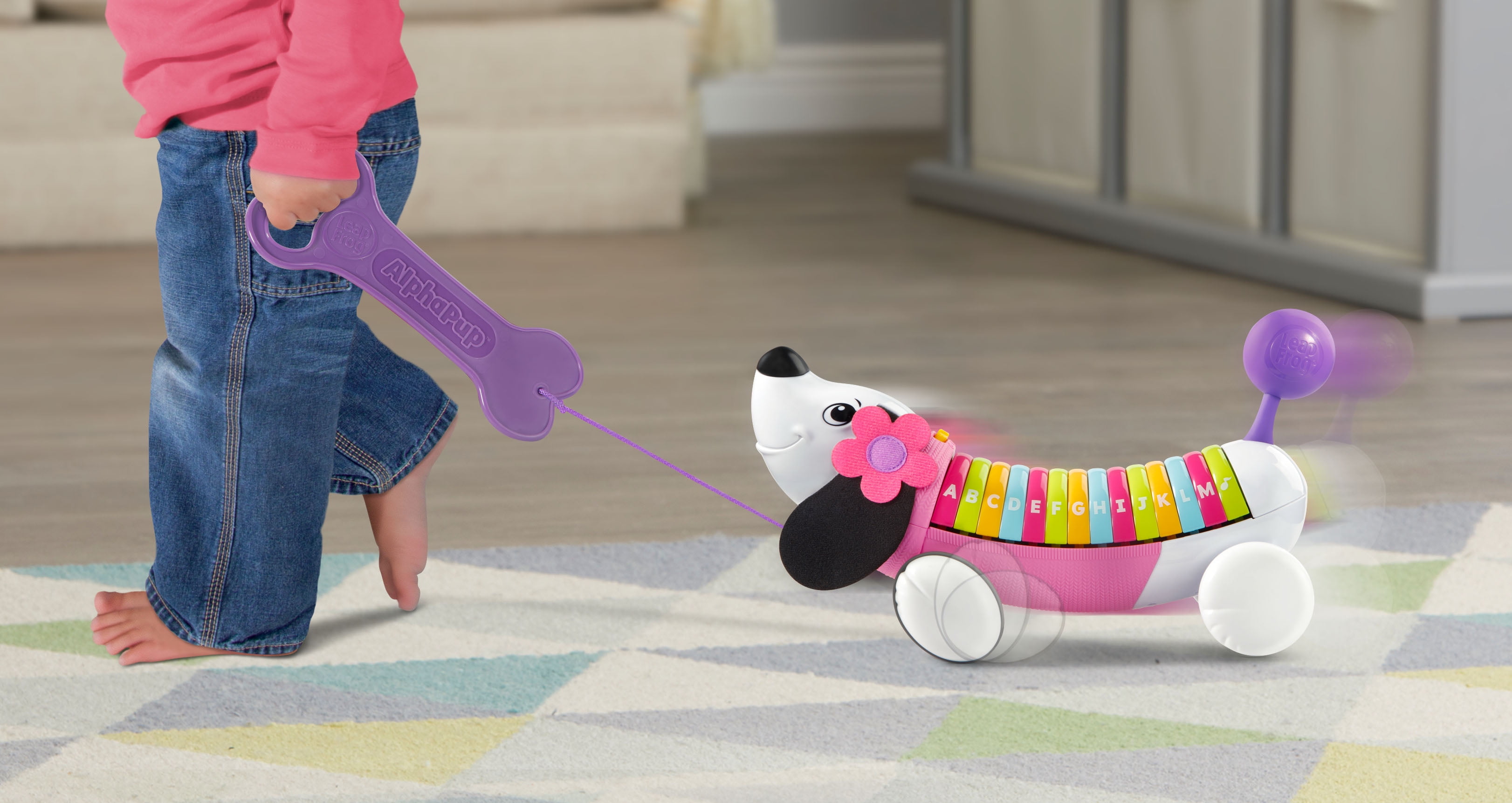 leapfrog alphabet dog pink