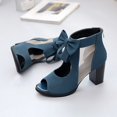 thumbnail image 5 of MKLEKYY Sandalias Flexibles Con Lazo y Boca de Pez, Con Cremallera Trasera Hueca para Mujer, 5 of 5