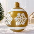 thumbnail image 3 of Bola de Navidad inflable de 24 pulgadas bola decorada al aire libre grande decoración navideña, 3 of 6