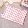 thumbnail image 2 of Fasiaou Checkered Dog Blanket, Jacquard Sherpa Blankets for Small Dog and Cats, Cute Aesthetic Style Fluffy Fleece Pets Blanket for Couch Protection Washable,Pink, 2 of 6