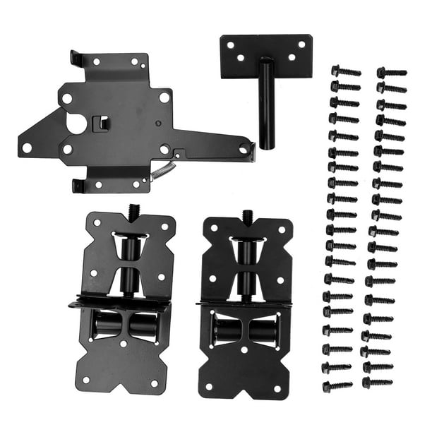 Gate Latch,Garden Gate Hinge Bolt Fence Latch Kit Garden Safety Latch