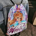 thumbnail image 4 of Winx Club Mochila de Cuerdas para Deportes y Gimnasio, Bolsa de Cuerdas Resistente al Agua, Bolsa Cinch, 30×40cm, 4 of 6