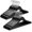 Black, variant on Wooden Coat Hangers 30 Pack, Black Wood Suit Hangers with 360° Swivel Hook and Non-Slip Shoulder Notches for Camisole, Jacket, Shirt