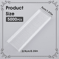 thumbnail image 5 of 5000 Pcs 2 Inch Tagging GunFasteners,Plastic Micr OStitch Refillc, Clothing Tag Barbs Attachments,Garment Tag GunRefills, 5 of 6
