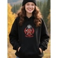 thumbnail image 4 of Outdoor Firefighter Hoodie for Men and Women, Unisex Pullover Hooded Sweatshirt, Comfortable Cotton Poly Blend, Casual Everyday Wear, 4 of 5