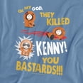 thumbnail image 2 of South Park Dead Kenny Women's T Shirt,Carolina Blue, 2X-Large, 2 of 6