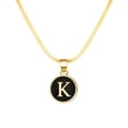 thumbnail image 2 of YYKihy A Z Capital Letter Initial Necklace For Women Chain Alphabet Pendant Gold Plated Clavicle Necklaces Collar Jewelry, 2 of 9