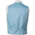 thumbnail image 2 of Men's Premium Solid Vest - Necktie – Bow Tie - Pocket Square 4 Piece Set for Suits & Tuxedos, 2 of 4