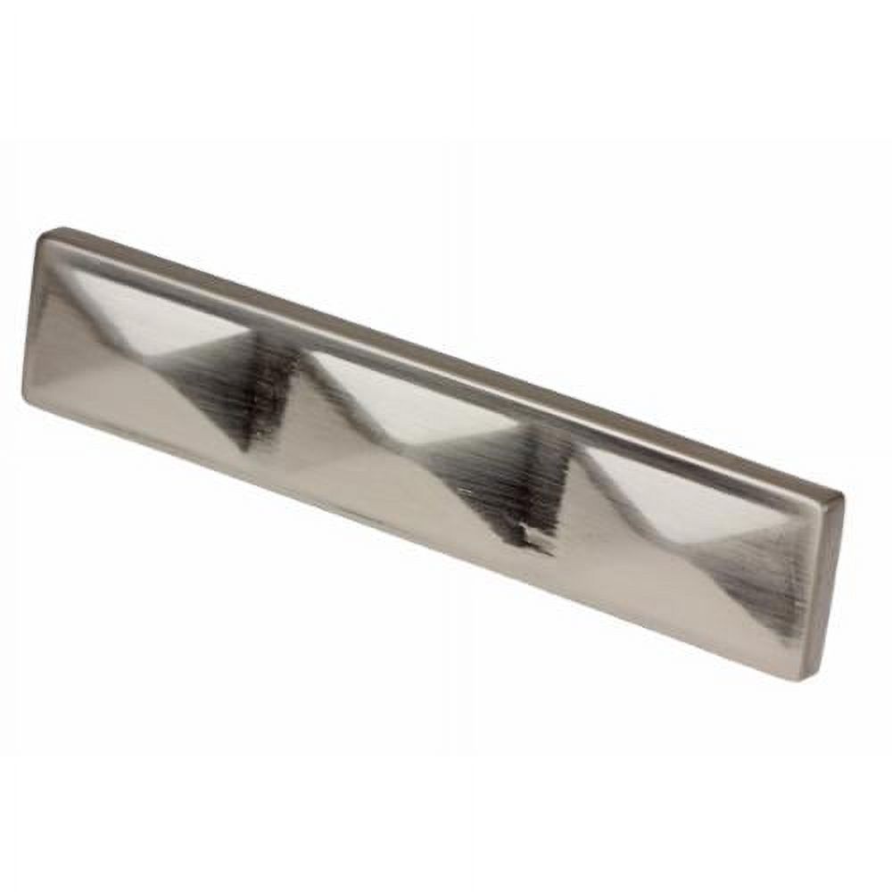 GlideRite 2-1/2 in. Center Classic Triple Pyramid Rectangle Cabinet Pulls, Satin Nickel, Pack of 25 - image 4 of 4