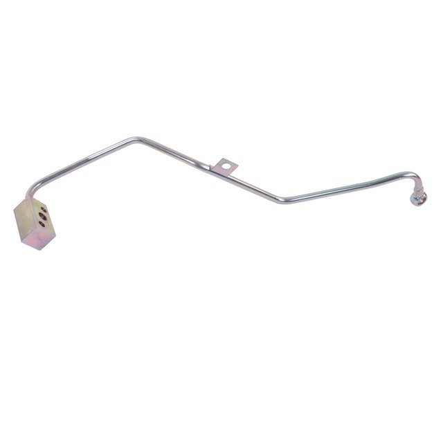 Tubo de alimentación de aceite del turbocompresor Komatsu 6738-81-8120, acero inoxidable, anticorrosión.