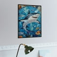 thumbnail image 4 of Sheronv Shark Marine Life Mosaic Vertical Wooden Jigsaw Puzzle - Ideal Gift for Family and Friends 300PCS, 4 of 8