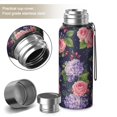 thumbnail image 2 of 20 Oz Pioneer Flower Coffee Tumbler Double Wall Insulated Stainless Steel Water Bottle | Metal Reusable Thermoses Flask with Cup Cap | Leak & Sweat Proof with Anti-Dust Lid, 2 of 7