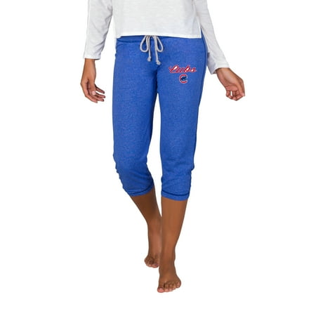 Women s Concepts Sport Royal Chicago Cubs Quest Knit Capri Pants