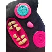 17 Fuggler Bigg Fugg Count Gappy McSlappy Black Funny Ugly Monsters Plush Weird Alternative Plush Human-like teeth, Large and in Charge