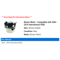 thumbnail image 2 of Blower Motor - Compatible with 2004 - 2010 International 4300 2005 2006 2007 2008 2009, 2 of 2