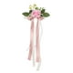 thumbnail image 3 of Flores PEW para pasillo de sillas Arreglo floral PEW Flores de rosas artificiales con, 3 of 9