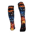 thumbnail image 4 of Compression Socks for Women and Men - Magical Stained Glass Castle Compression Socks Circulation for Workout, 4 of 8