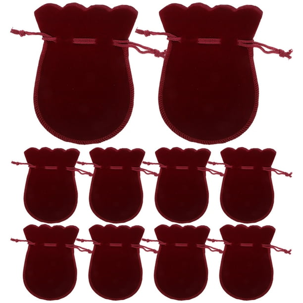 Bolsas para joyería de 20 piezas, bolsas de regalo con cordón para boda, bolsas para joyería, bolsas con cordón para baratijas