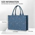 thumbnail image 3 of Large Capacity Tote Bag,Sun Moon Cloud Star Pattern Handbag Fashion Luxury Tote Bag,15.7"x13"x 5.1" Inches,Laptop Compatible, 3 of 6
