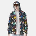 thumbnail image 2 of Balery Bowling Ball Sudadera ligera de manga larga con capucha y protección solar UPF 50+ para hombre y mujer, ideal para pesca y running-XX-Large, 2 of 7